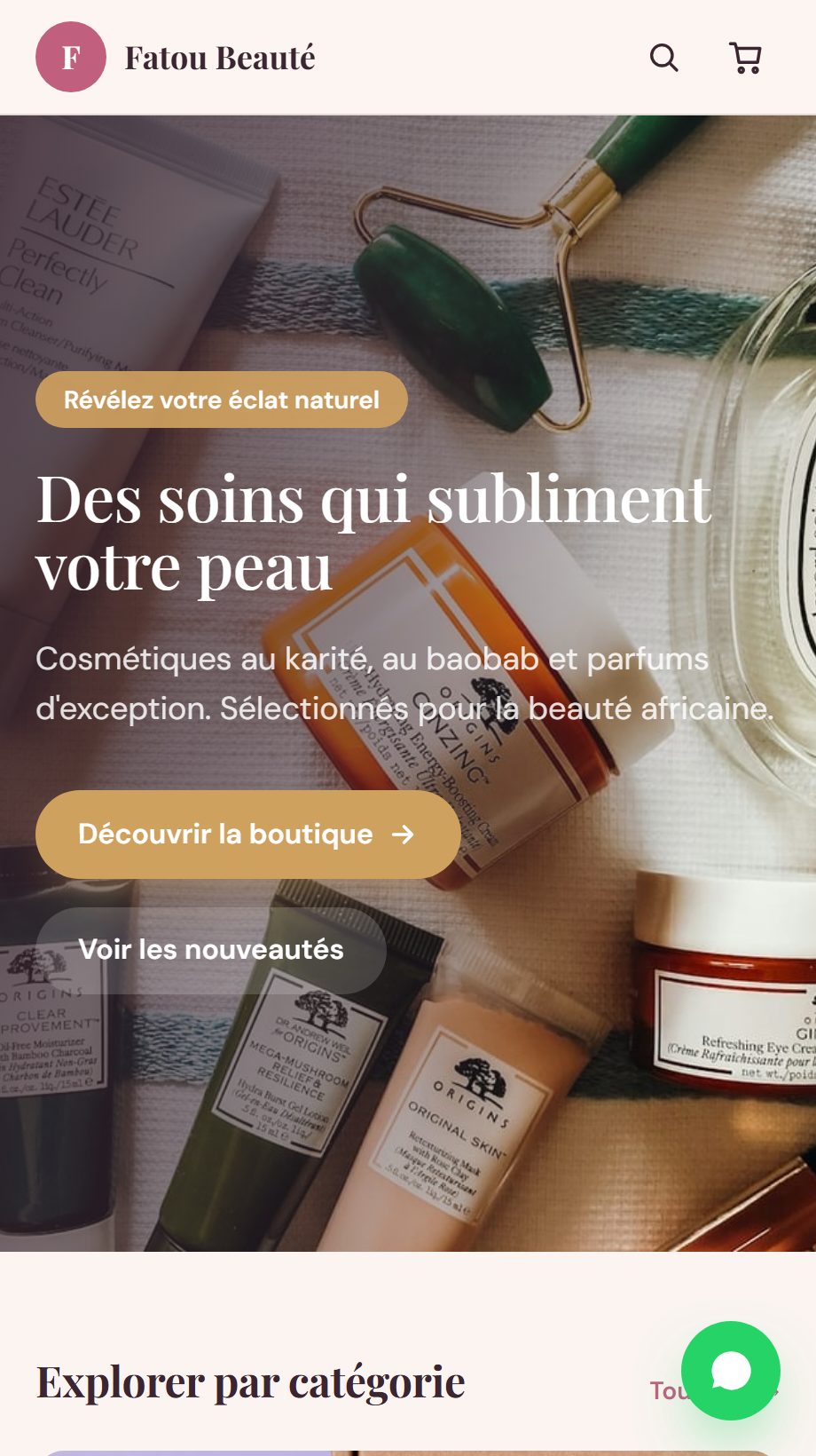 Aperçu de la boutique Beauté & Cosmétiques