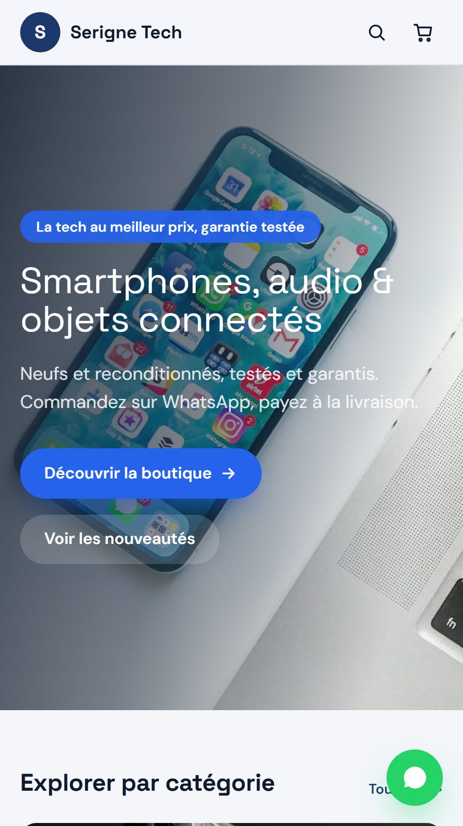 Aperçu de la boutique Électronique